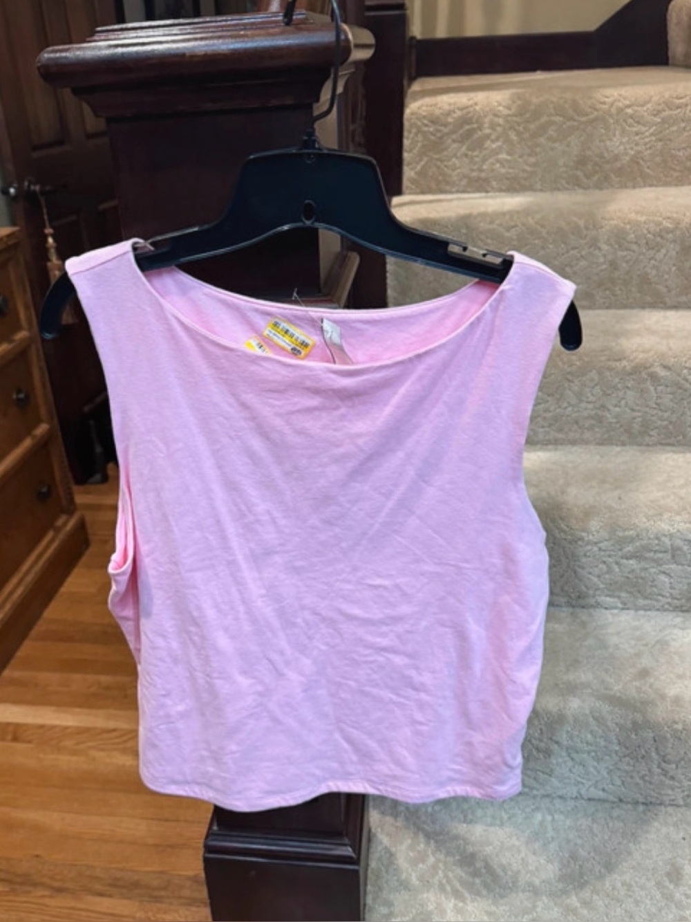 a new day Light Pink Scoop Neck Tank Top